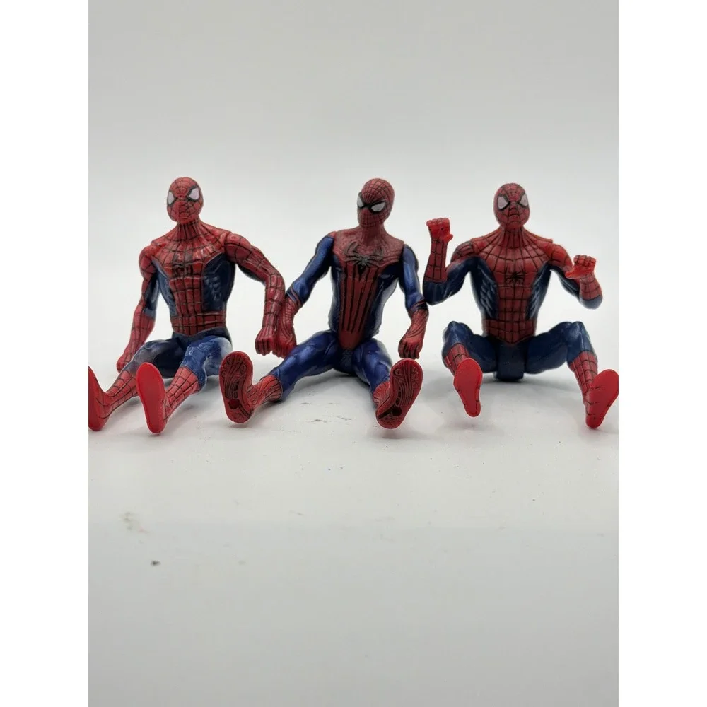 Marvel Hasbro 2012 The Amazing Spider-Man Action Figure Lot of 3 Red Blue C-244C